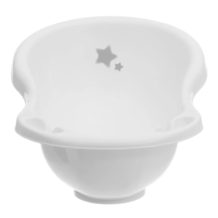 KEEEPER mazuļa vanna ar spraudni STARS, balta, 84cm, 18426 