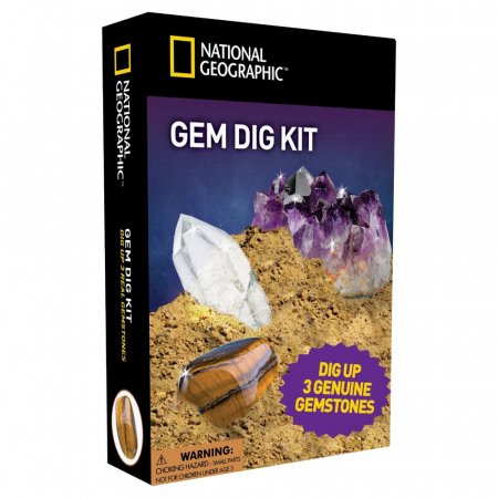 NATIONAL GEOGRAPHIC komplekts Gemstone Dig Kit, NGGEM NGGEM