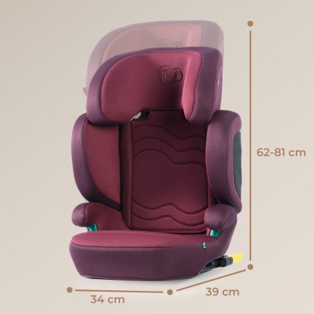 KINDERKRAFT autokrēsls XPAND 2 ISOFIX I-SIZE, cherry pearl MSMU4177270