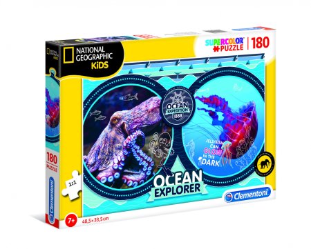 CLEMENTONI puzle National Geographic Kids: Ocean Expedition, 180gab., 29205 29205