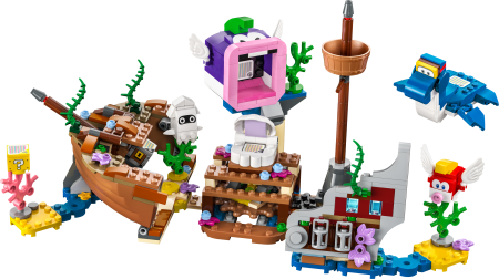 71432 LEGO®  Super Mario Dorrie Piedzīvojums Nogrimušajā Kuģa Vrakā - Paplašinājuma Maršruts 