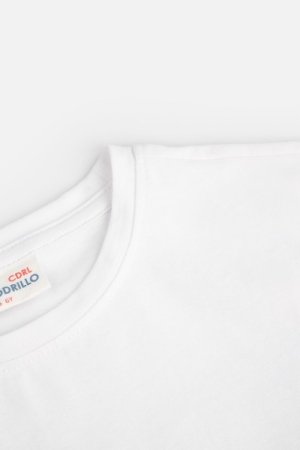 COCCODRILLO t-krekls ar īsam piedurknēm SUMMER CAMP KIDS, balti, WC4143201SCK-001- 
