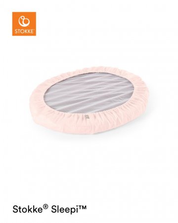 Stokke® Sleepi™ aprīkota loksne Mini 80 cm, Peachy Pink, 104914 104914