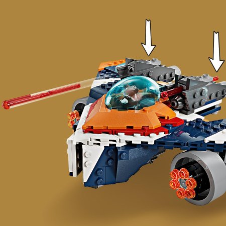 76278 LEGO® Super Heroes Marvel Rocket's Warbird Pret Ronan 