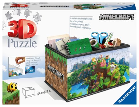 "RAVENSBURGER 3D puzles-uzglab?šanas kaste ""Minecraft"", 216 gab., 11286" 11286