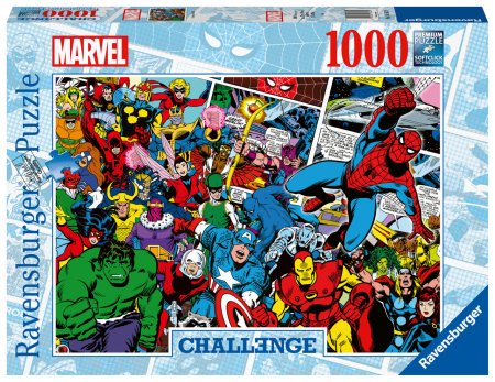"RAVENSBURGER puzle ""Marvel Superheroes Challenge"", 1000 gab., 16562" 16562