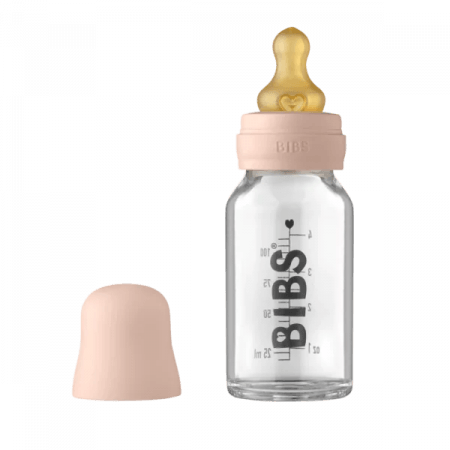 BIBS Bērnu pudele, 110 ml, sārtums 5713795235865