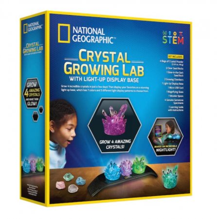NATIONAL GEOGRAPHIC komplekts Crystal Growing Lab, NGLITCRYSTALINT NGLITCRYSTALINT