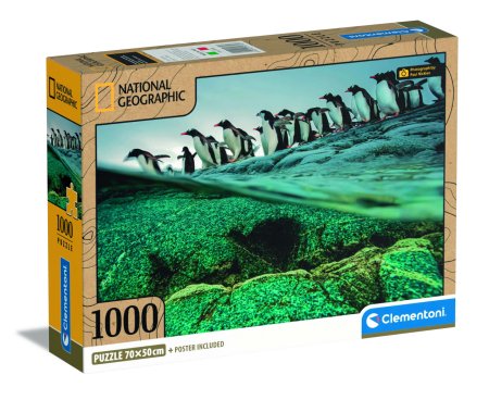 "CLEMENTONI puzle ""Gentoo Penguins"", 1000gab., 39730" 39730