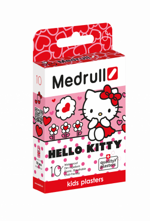 MEDRULL plāksteri "Hello Kitty", 10 gab., (bērnu), 150063 150063