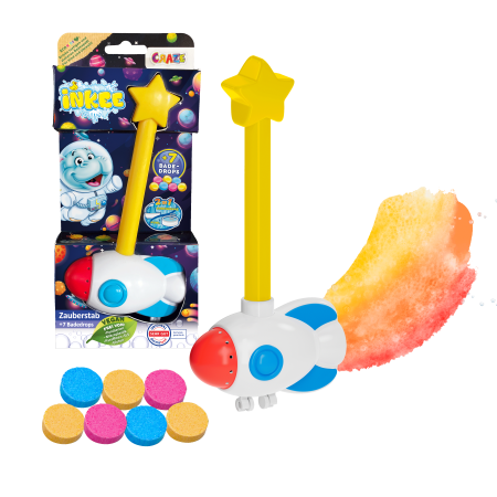 INKEE vannas rotaļlieta ar krāsu Wand Rocket, 40447EN 