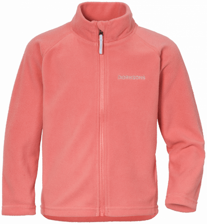 DIDRIKSONS flīss džemperis ar rāvējslēdzēju MONTE 8, rozā, 130 cm, 504406-509 504406-509-130