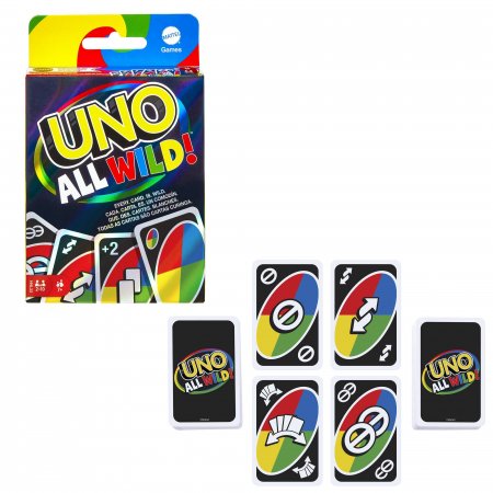 MATTEL GAMES Uno kārtis - All wild, HHL33 HHL33
