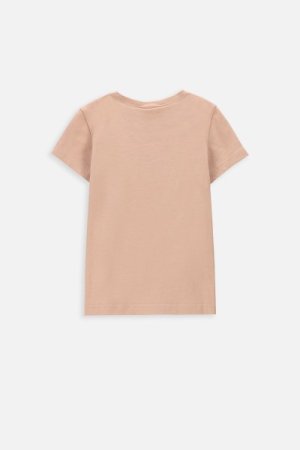 COCCODRILLO t-krekls ar īsam piedurknēm EVERYDAY GIRL A, bēši, WC4143218VGA-002- 