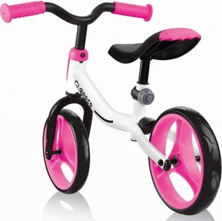 GLOBBER balansa velosipēds Go Bike, balts- neona rozā 610-262 610-262