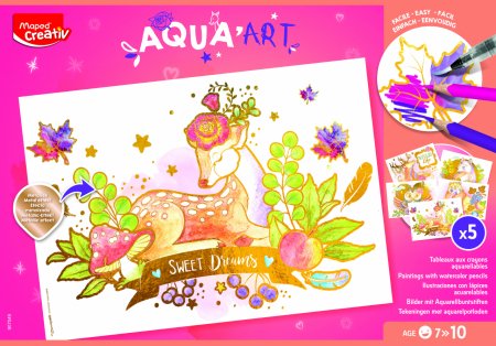 MAPED CREATIV Plakātu-gleznu komplekts Aqua Art Maxi, 3154149070497 3154149070497