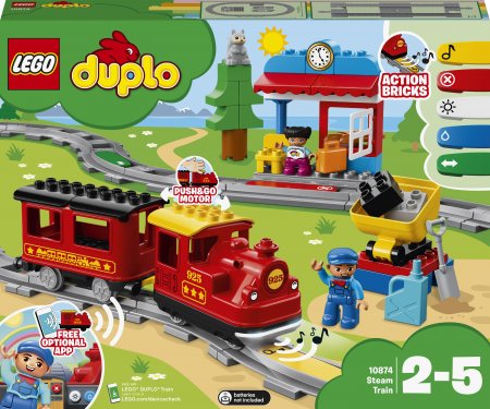10874 LEGO® DUPLO Town Tvaika lokomotīve 10874