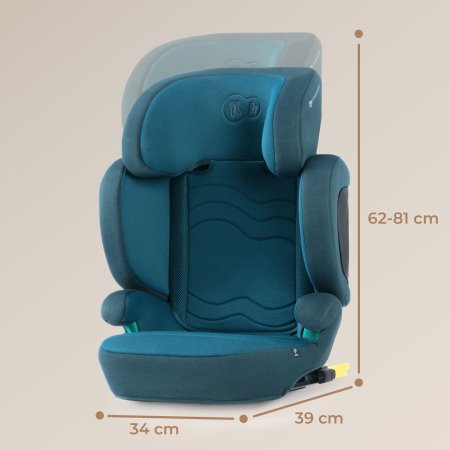 KINDERKRAFT autokrēsls XPAND 2 ISOFIX I-SIZE, harbour blue MSMU4177270