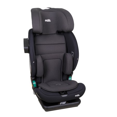MILLI autokrēsls STAGE FIX 76-150 CM I-SIZE, black, VTN35 VTN35black