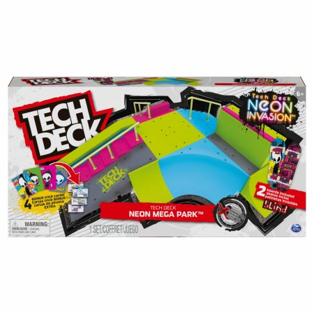 TECH DECK komplekts Neona mega rampa X-Connect, 6063752 6063752