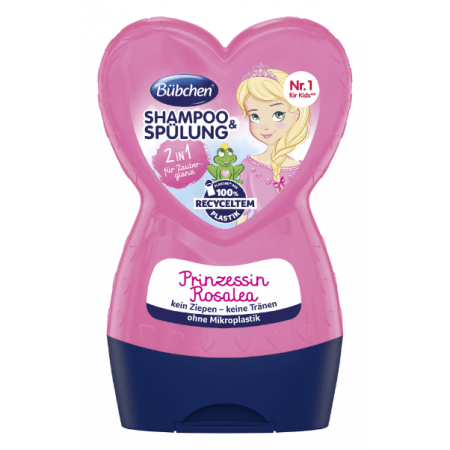 BÜBCHEN Kids Shampoo & Shower Gel Princess Rosalea, 230 ml, TL23 TL23