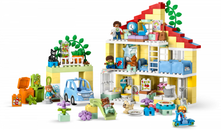10994 LEGO® DUPLO Town “Trīs vienā” ģimenes māja 10994