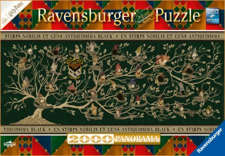 "RAVENSBURGER puzle ""Harija Potera dzimtas koks"", 2000 gab., 17299" 17299