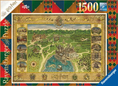 "RAVENSBURGER puzle ""C?kk?rpas karte"", 1500 gab.,16599" 16599