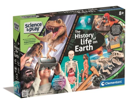 CLEMENTONI Science & Play eksperimentu komplekts The History Of Life on Earth, 61396 