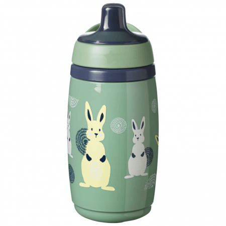 TOMMEE TIPPEE pudelīte INSULATED SPORTEE, 12m+, 266ml, green, 447820 447820