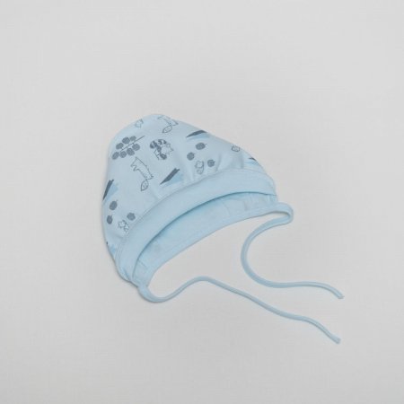 VILAURITA bērnu cepure ar apgrieztas šuves EVAN, gaiši zila, 44 cm, art 32 art 32