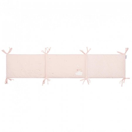 BIMBI DREAMS Bērnu gultiņas buferis 38x180 cm, Country Pink, 43015404 43015404