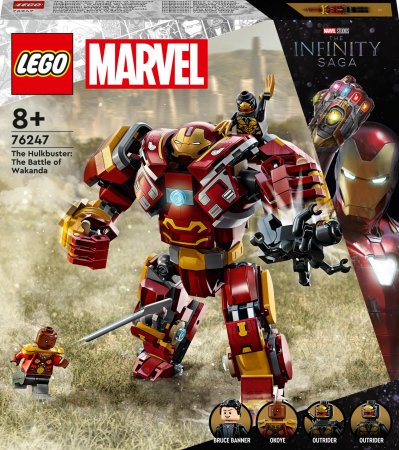 76247 LEGO® Marvel Super Heroes Hulkbuster: cīņa par Wakanda 76247