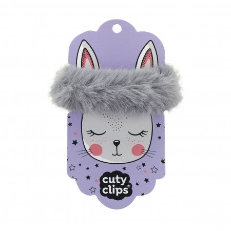 CUTY CLIPS matu gumija Fluffy Bunny, Nr. 14, CL0014 CL0014