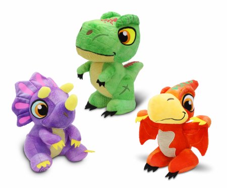 DINOS UNLEASHED plīša rotaļlieta Roaring Dino, sortiments,35060 35060