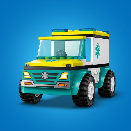 60403 LEGO® City Ātrās Palīdzības Auto Un Snovotājs 