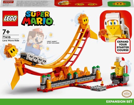 71416 LEGO® Super Mario™ Brauciens pa lavas vilni: paplašinājuma maršruts 71416