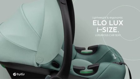 TUTIS autokrēsls ELO LUX, Grey, PP202/022 
