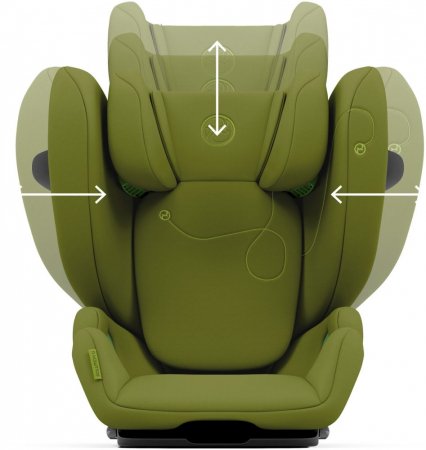CYBEX autokrēsls SOLUTION G I-FIX, nature green, 522002303 