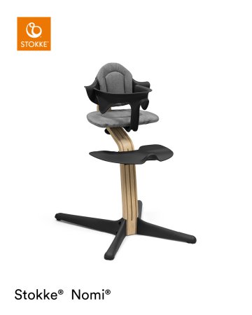 STOKKE ozols barošanas krēsliņš NOMI®, black, 626401 
