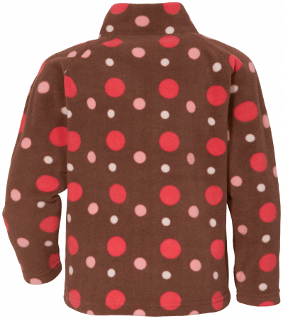 DIDRIKSONS flīss džemperis ar rāvējslēdzēju MONTE 7, brūni/rozā, 140 cm, 504404-493 504404-493-110