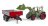 BRUDER 1:16 traktors Fendt Vario 211 ar frontālo iekrāvēju un piekabi, 02182 02182