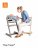 STOKKE barošanas krēsliņš Tripp Trapp® Storm Grey 100125 100125
