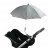 DOOKY lietussargs ratiņiem, UV50+, grey, 5728252 5728252