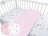 MIMINU Deer Pink gultas veļas komplekts 2 daļas Pink, 135x100cm, 40x60cm 5907501420489