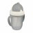 CANPOL BABIES pudelīte ar silikona salmiņu 210ml Matt, pelēks 9m+, 56/522_grey 56/522_grey
