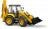 BRUDER JCB 5CX eco Backhoe traktors, 02454 02454