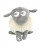 SWEET DREAMERS aitiņa saldam miegam ar trokšņu sensoru un gaismu Deluxe Grey 5060216820194