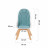 KINDERKRAFT barošanas krēsls 2in1 TIXI Turquoise KKKTIXITRQ0000